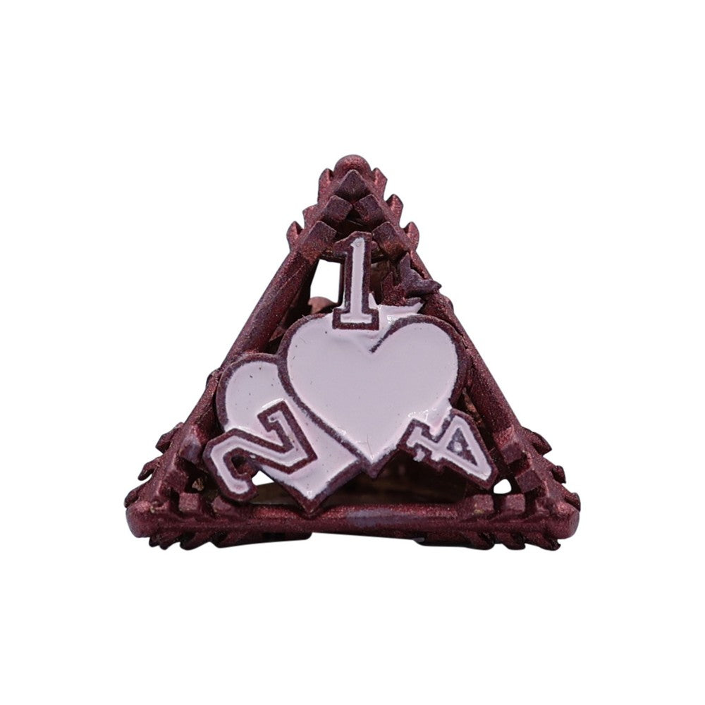 LPG Dice Heart RPG Set Red/White