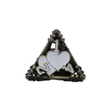 LPG Dice Heart RPG Set Gold/Silver