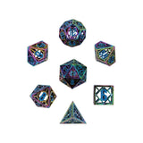 LPG Dice Diamond RPG Set Rainbow/Blue