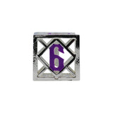 LPG Dice Diamond RPG Set Silver/Purple