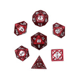 LPG Dice Diamond RPG Set Red/White