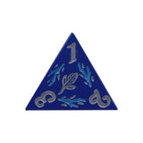 LPG Dice Rogue RPG Set Blue/Silver