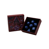 LPG Dice Rogue RPG Set Blue/Silver
