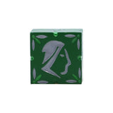LPG Dice Rogue RPG Set Green/Silver