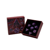 LPG Dice Rogue RPG Set Purple/Red