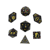 LPG Dice Rogue RPG Set Black/Yellow
