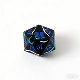 LPG Dice Dual Spindown Mage Aqua/Gold Black/Blue
