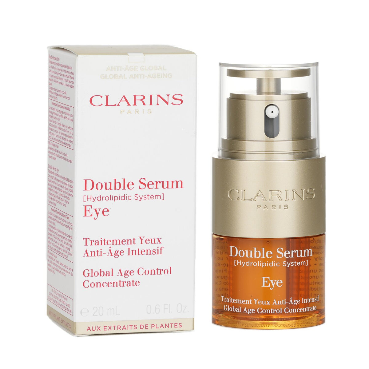 Clarins - Double Serum Eye (Hydrolipidic System) Global Age Control Concentrate