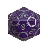LPG Dice Dual D20 Advantage Set Rogue Gold/Green Warrior Purple/Silver