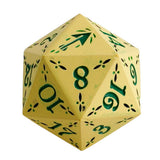 LPG Dice Dual D20 Advantage Set Rogue Gold/Green Warrior Purple/Silver