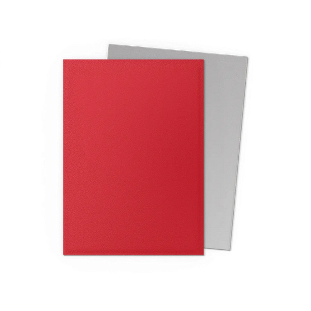 Dragon Shield: Sleeves  - Matte Dual  - Crimson & Silver