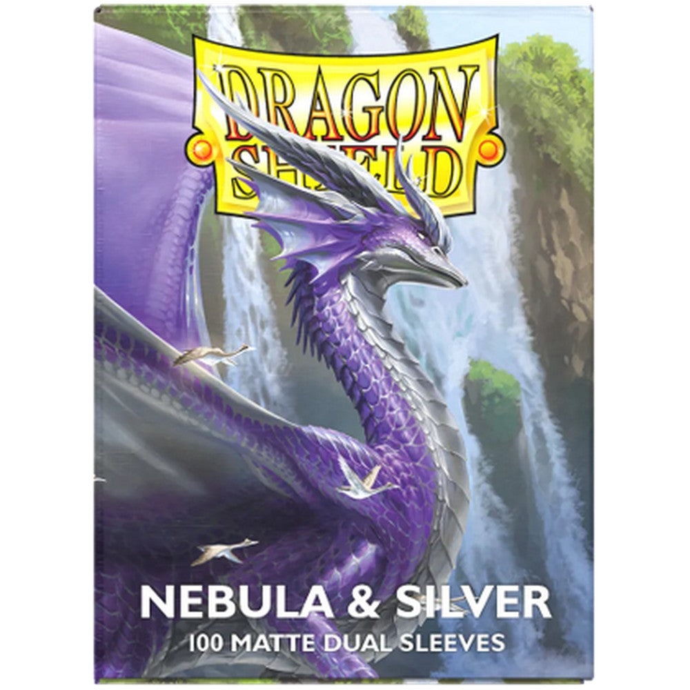 Dragon Shield: Sleeves  - Matte Dual  - Nebula & Silver