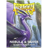 Dragon Shield: Sleeves  - Matte Dual  - Nebula & Silver