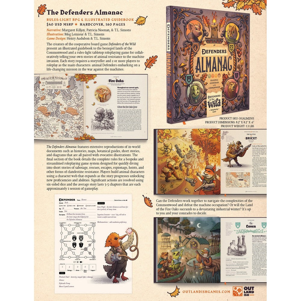 The Defenders Almanac RPG