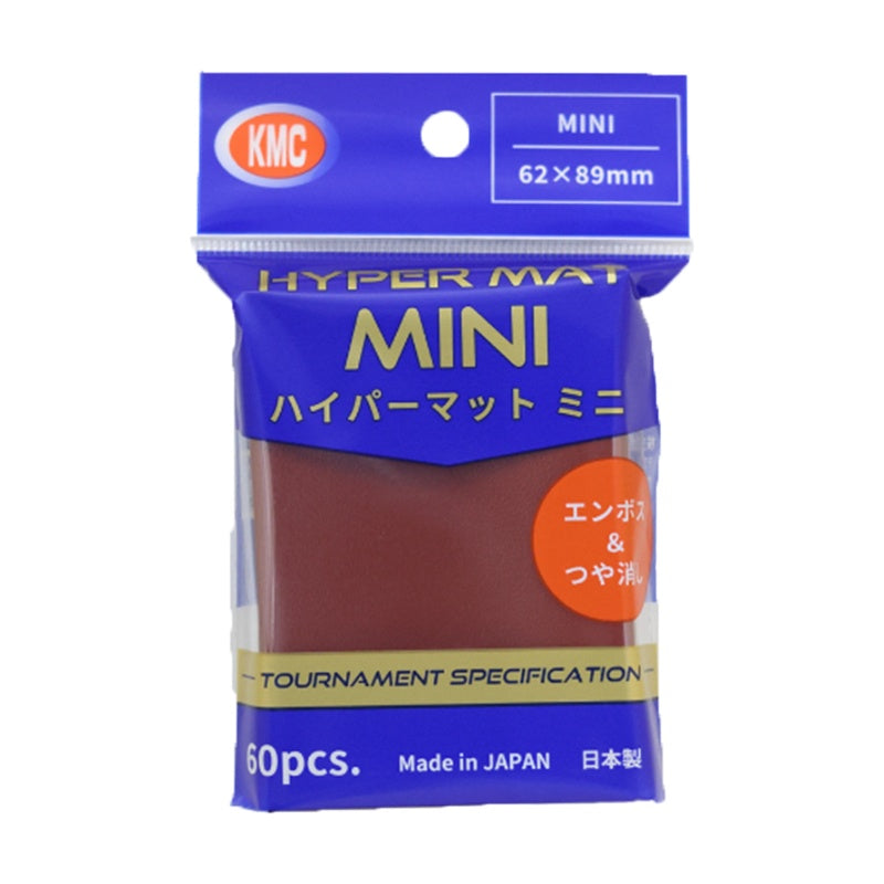 KMC: Mini Sleeves  - Hyper MAT: Red
