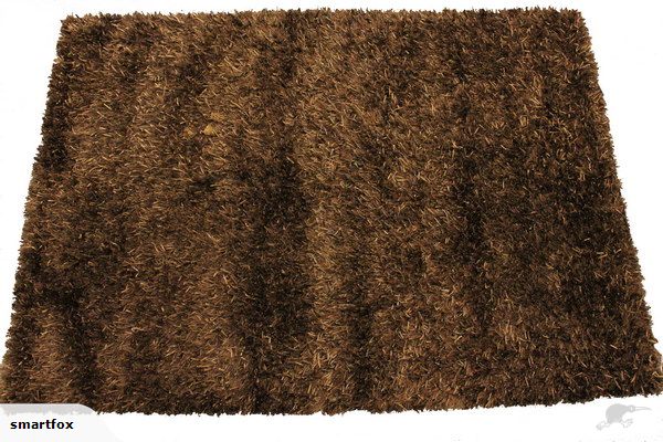 Handmade Shaggy Rug (Brown) 1.6 x 2.3m