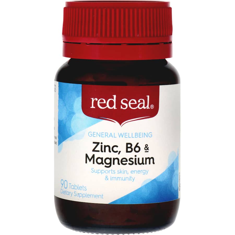 Red Seal Zinc B6 & Magnesium Tablets 90pack