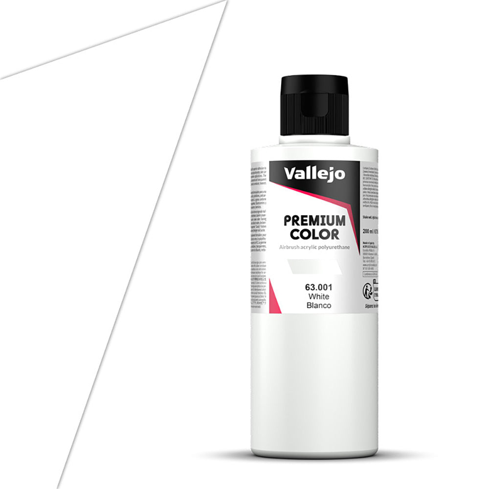 Vallejo - Premium Colour - Opaque - White 200ml