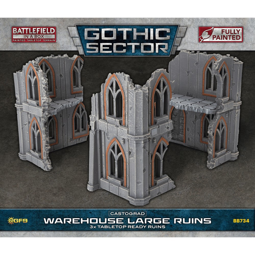 Battlefield in a Box: Gothic Sector  - Castograd Warehouse Big Ruins