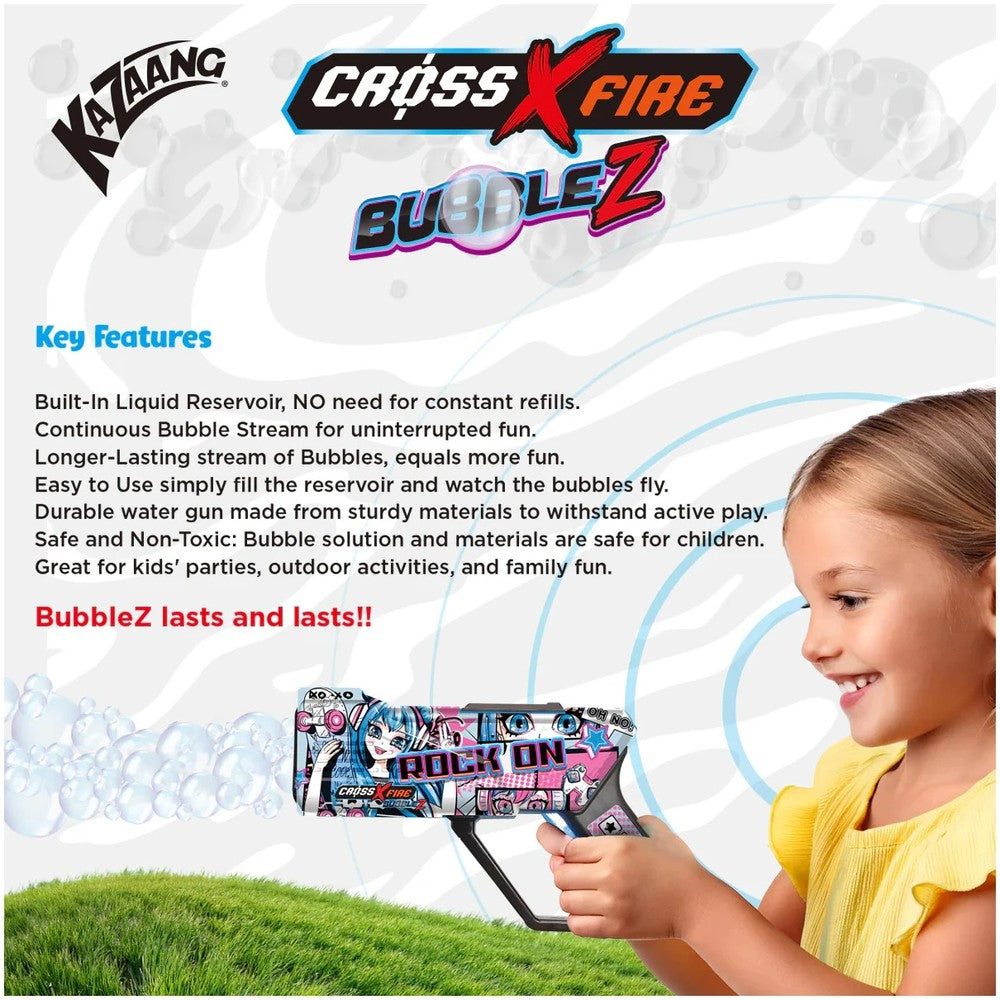 Cross Xfire Bubble Gun Rock On