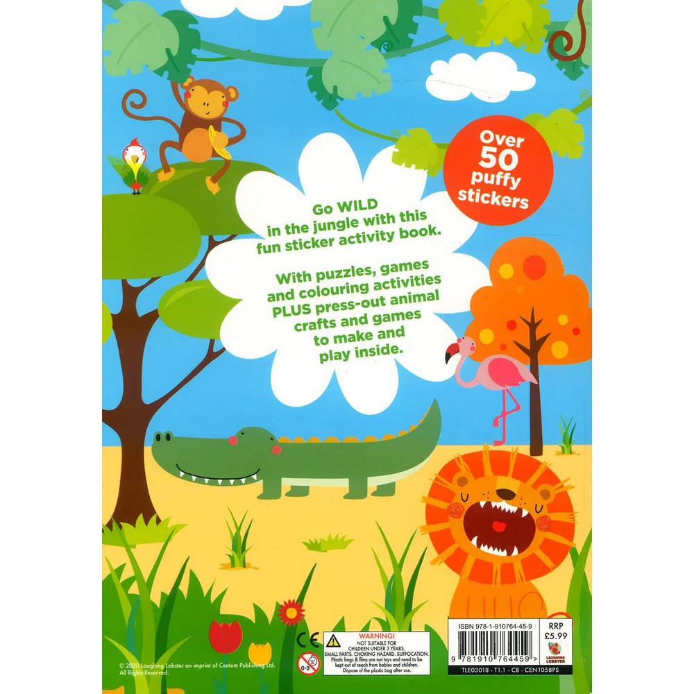 Animals Say Gr! Puffy Stickers