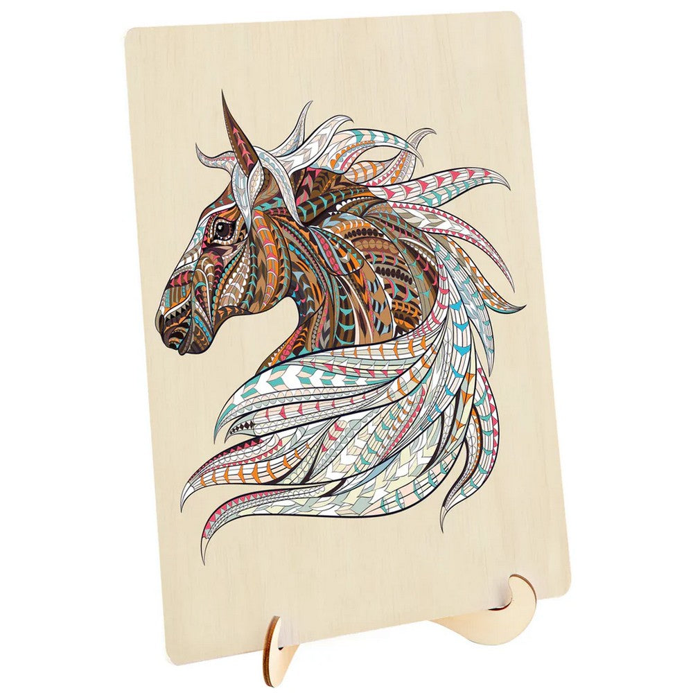 Puzzle - BMS - Horse Wooden Jigsaw 124Pc
