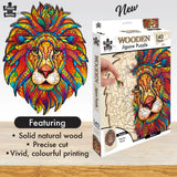Puzzle - BMS - Lion Wooden Jigsaw 145Pc