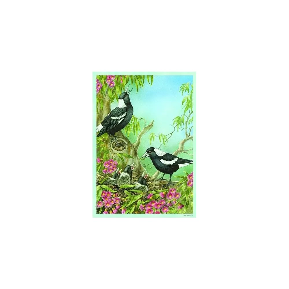 Magpies Shirley Barber 1000 Piece - Jigsaw Puzzle