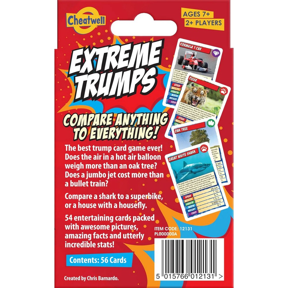 Extreme Trumps Card Game