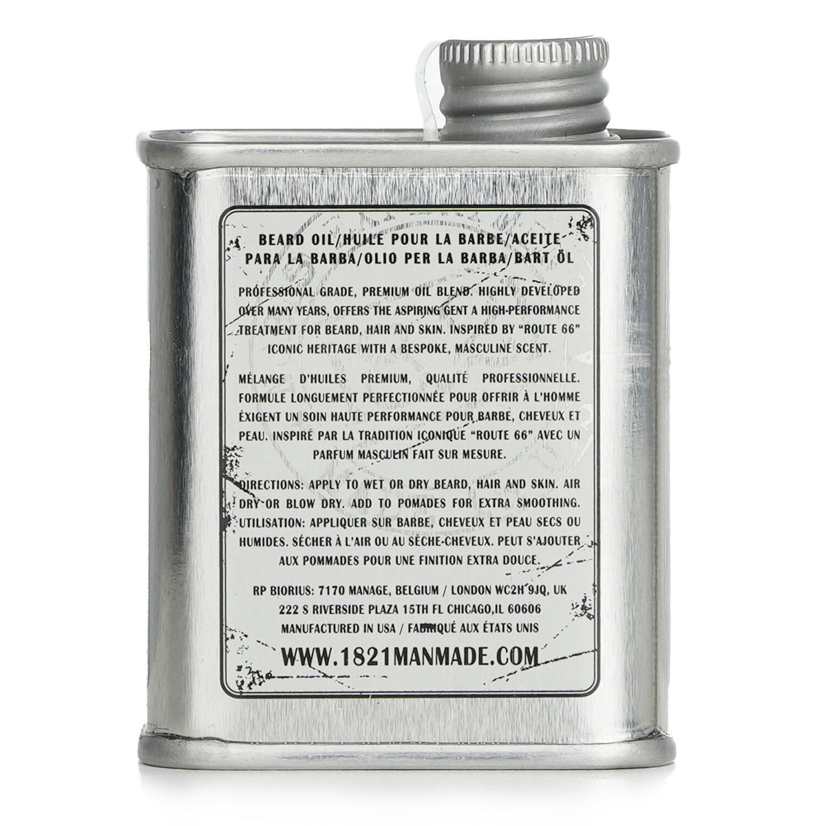 18.21 Man Made - Beard, Hair and Skin Oil - # Spiced Vanilla  - 60ml/2oz