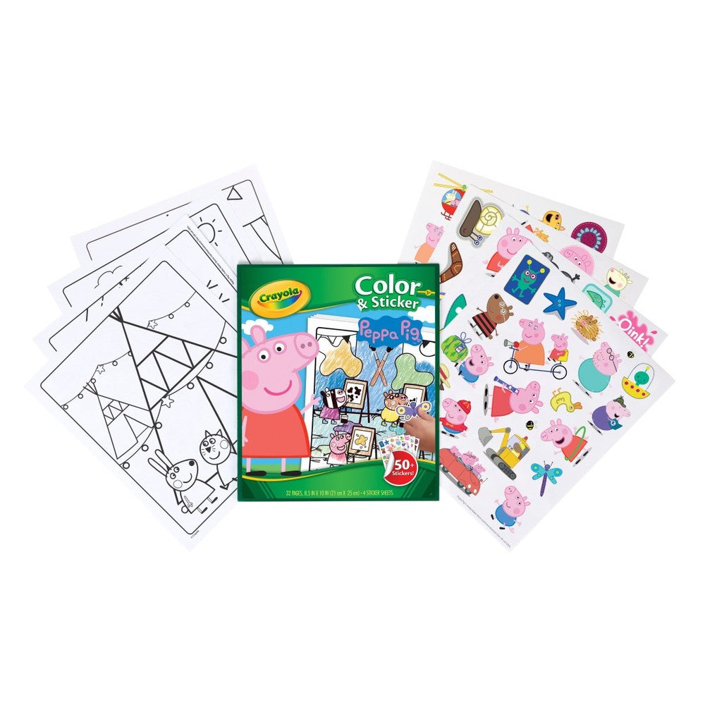 Peppa Pig Colour And Sticker
