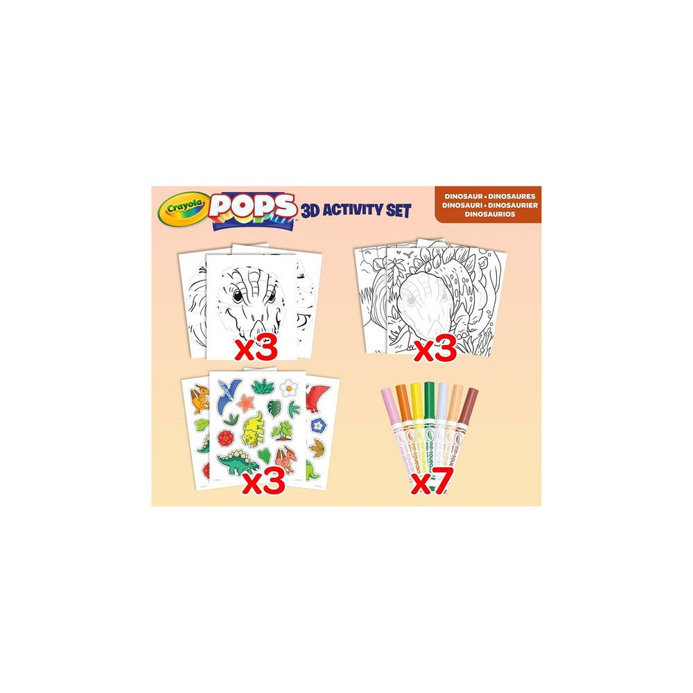 Pops 3D Activity Set Dinosaurs