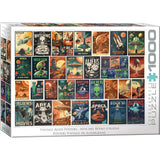 Eurographics - Alien Invasion Collage 1000 Piece - Jigsaw Puzzle