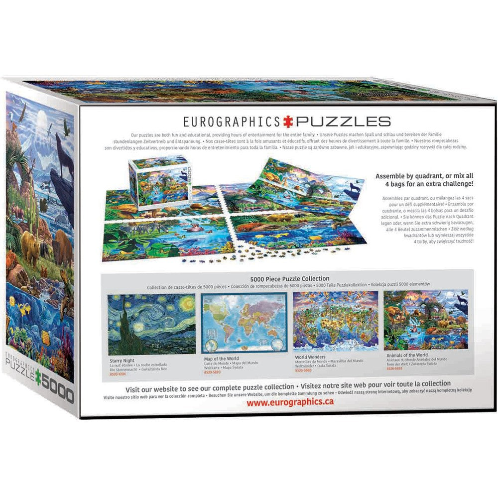 Eurographics - Animals Of The World 5000 Piece - Jigsaw Puzzle