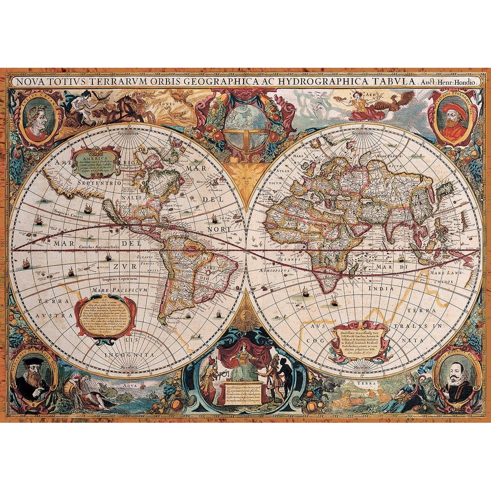 Eurographics - Antique World Map # 1 1000 Piece - Jigsaw Puzzle