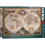 Eurographics - Antique World Map # 1 1000 Piece - Jigsaw Puzzle