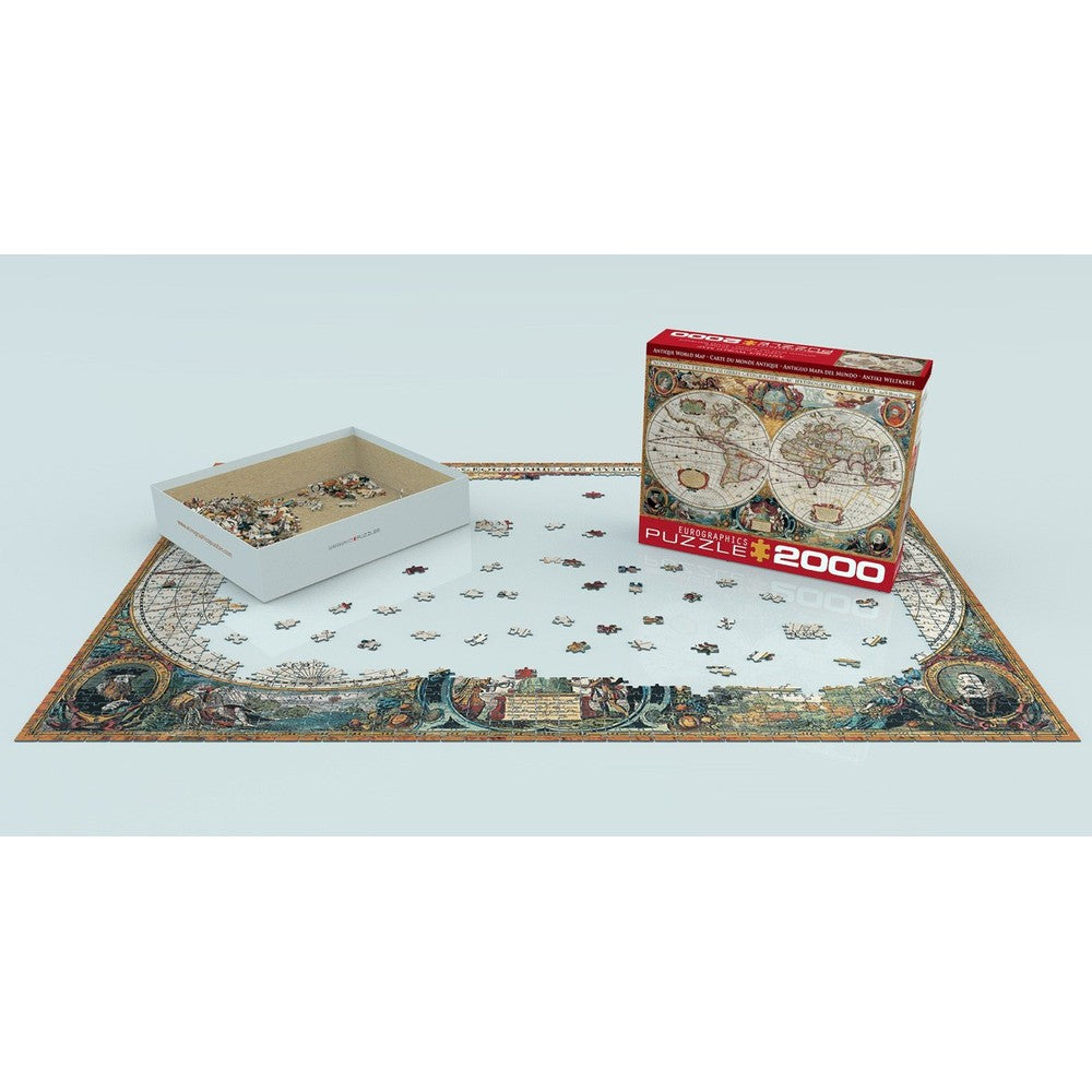 Puzzle - Eurographics - Antique World Map 2000pc