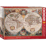 Puzzle - Eurographics - Antique World Map 2000pc