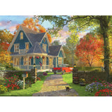 Eurographics - Blue Country House 300pcxl - Jigsaw Puzzle