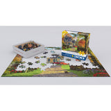 Eurographics - Blue Country House 300pcxl - Jigsaw Puzzle