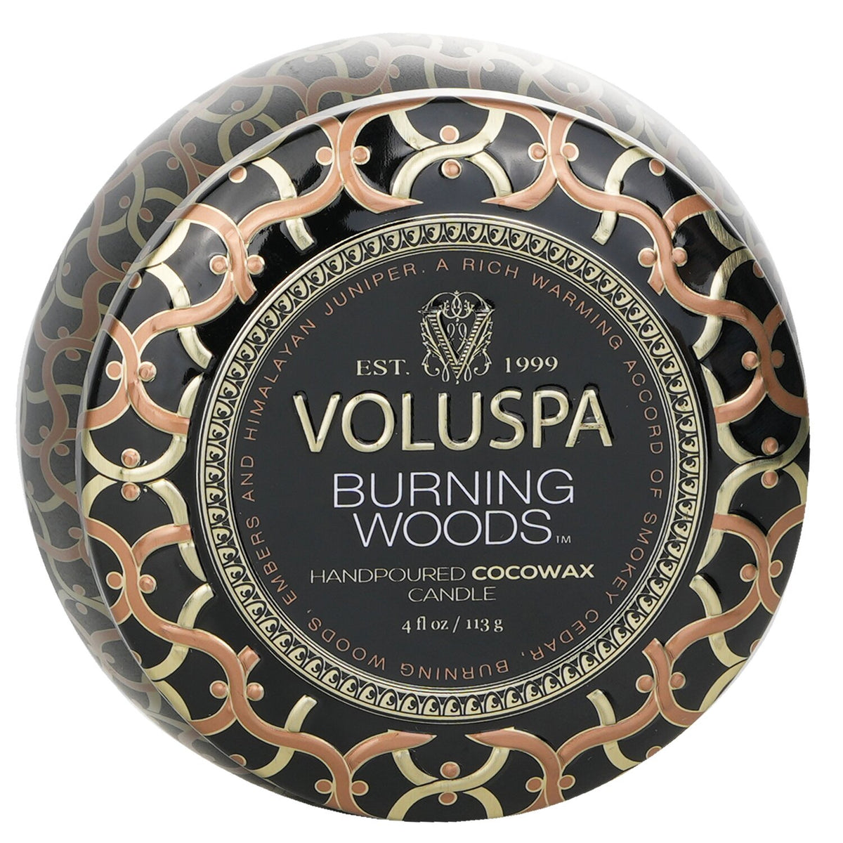 Voluspa - Mini Tin Candle - Burning Woods  - 113g/4oz