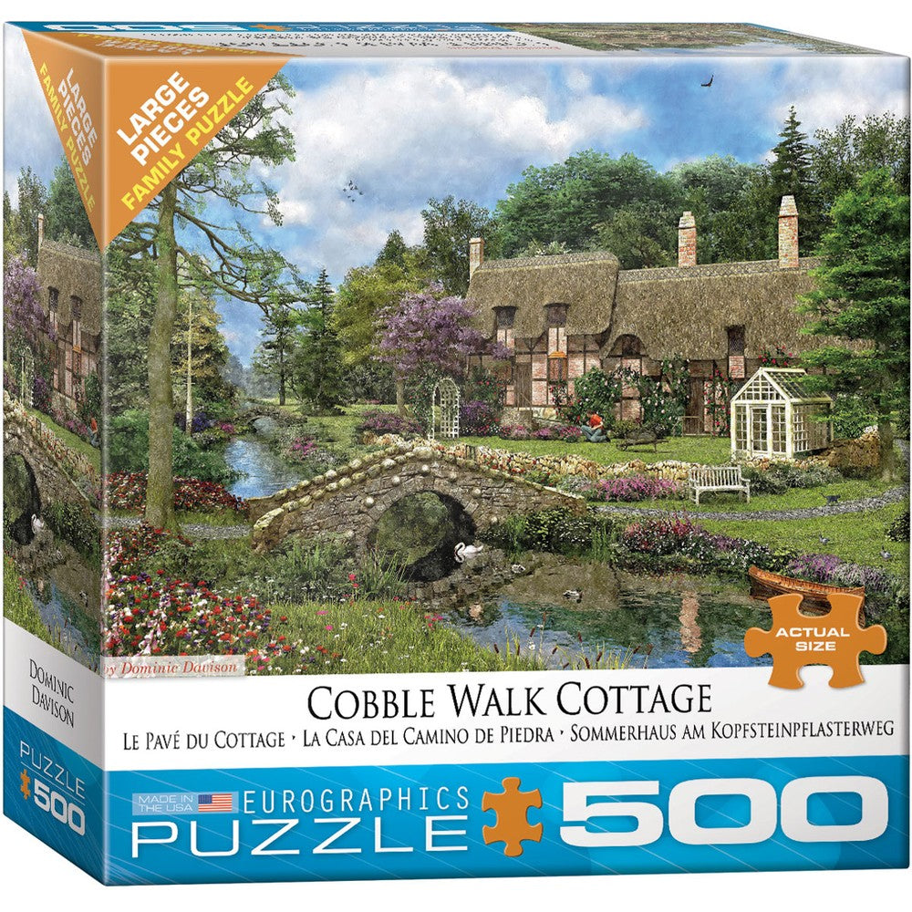 Eurographics - Cobble Walk Cottage 500Pxxl - Jigsaw Puzzle