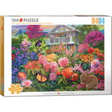 Eurographics - Connecting pcs Bunny Gdn;104 Piece - Jigsaw Puzzle