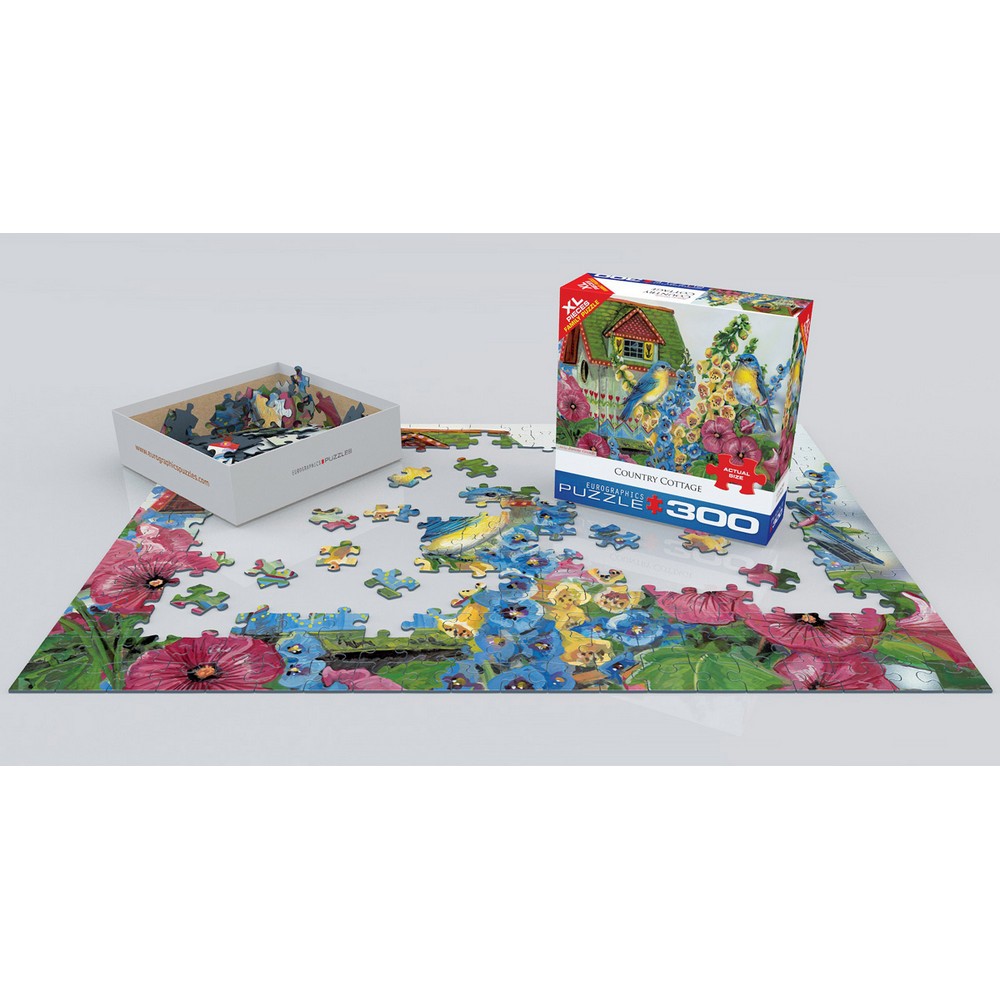 Eurographics - Country Cottage 300pcxl - Jigsaw Puzzle