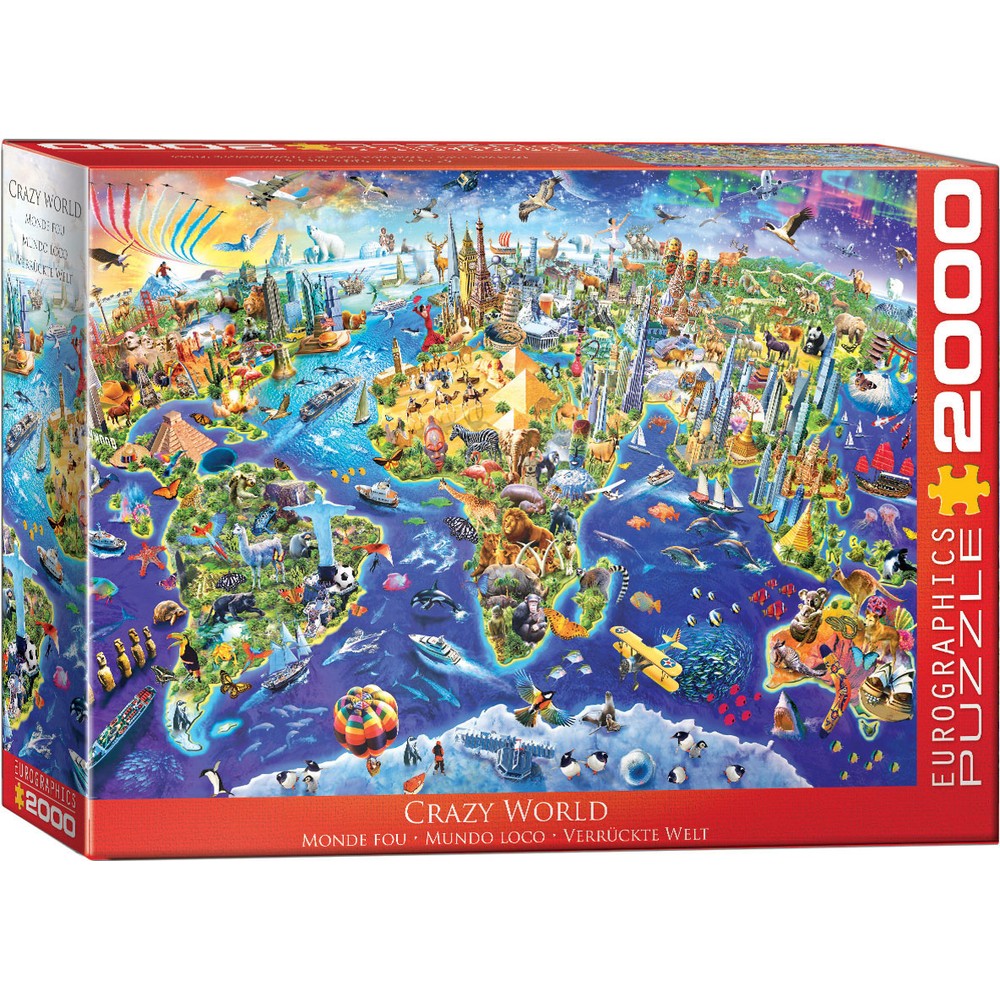 Eurographics - Crazy World 2000 Piece - Jigsaw Puzzle