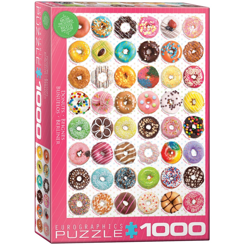 Eurographics - Donut Tops 1000 Piece - Jigsaw Puzzle