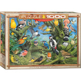 Eurographics - Garden Birds; Jardin 1000 Piece - Jigsaw Puzzle