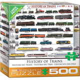 Eurographics - History Of Trains 500Pxxl - Jigsaw Puzzle