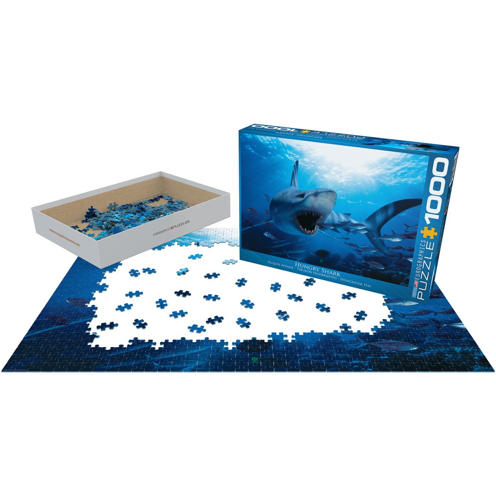 Eurographics - Hungry Shark 1000 Piece - Jigsaw Puzzle