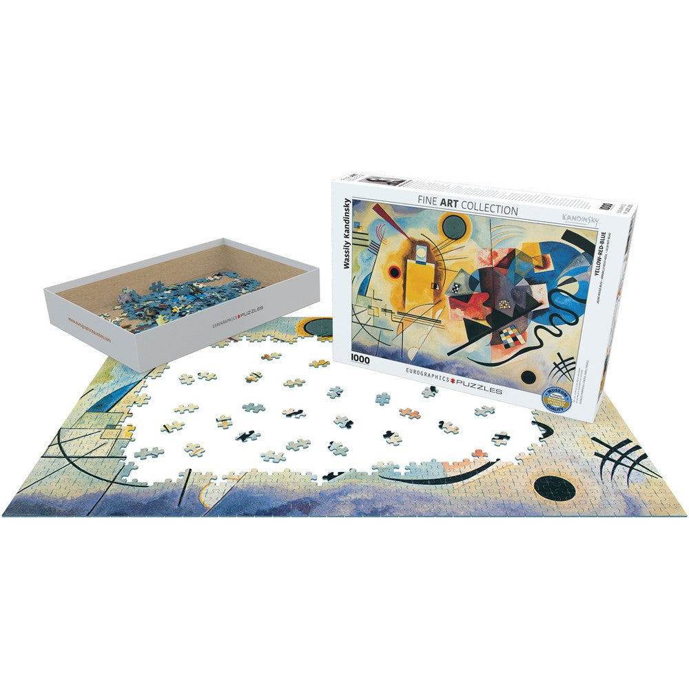 Puzzle - Eurographics - Kandinsky;Yellow Red Blue 1000
